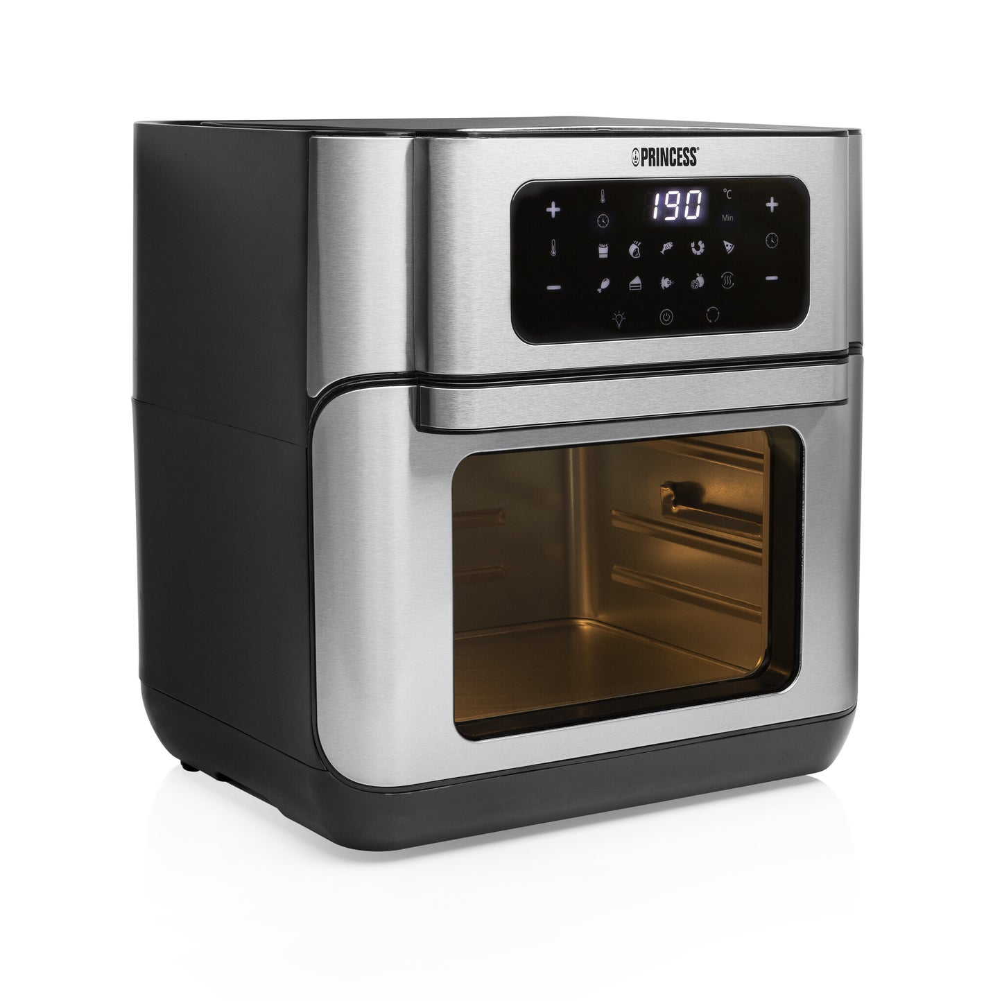 Princess 182065 Single 10 l Fristående 1500 W Varmluftsfritös Silver