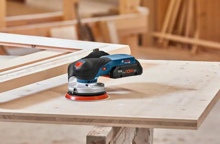Bosch GEX 18V-125 Professional Excenterslip 10000 RPM 20000 OPM Svart, Blå, Grå, Röd