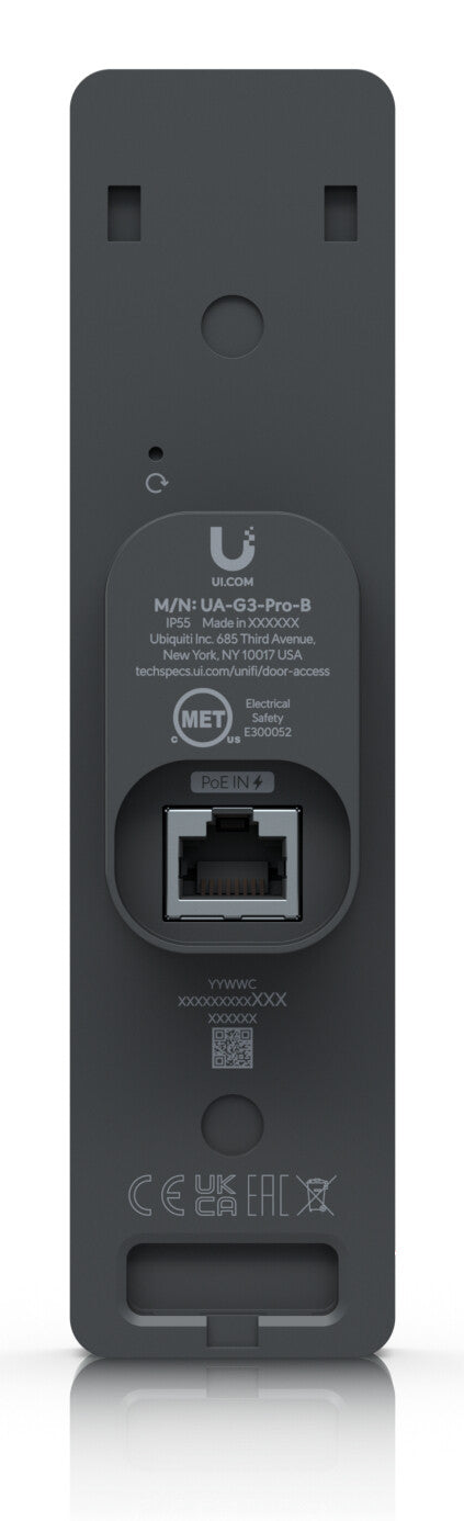 Ubiquiti G3 Reader Pro Terminal för ansiktsigenkänning Svart