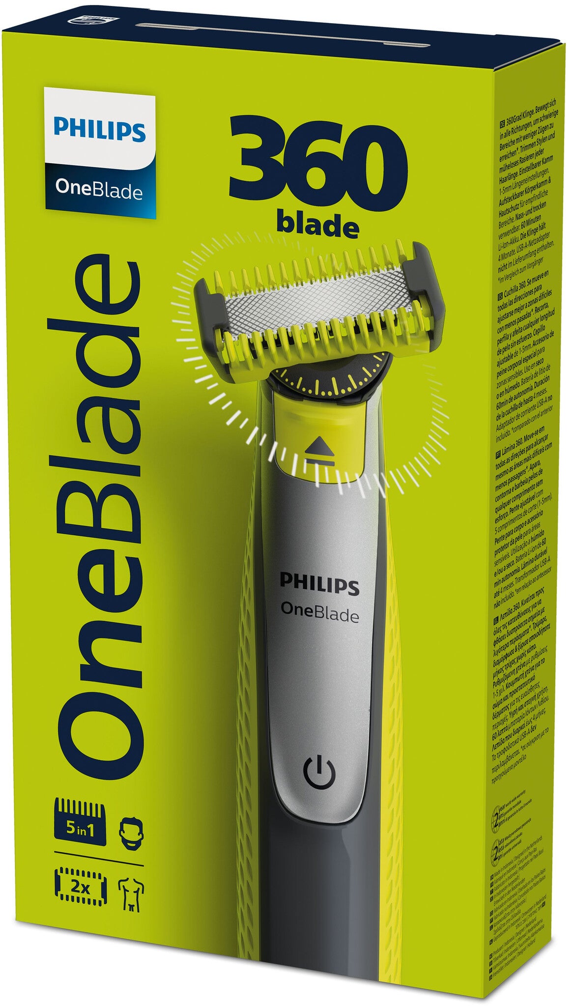 Philips OneBlade 360 QP2834/23 Ansikte + kropp