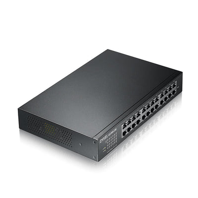 Zyxel GS1900-24E-EU0103F nätverksswitchar hanterad L2 Gigabit Ethernet (10/100/1000) 1U Svart