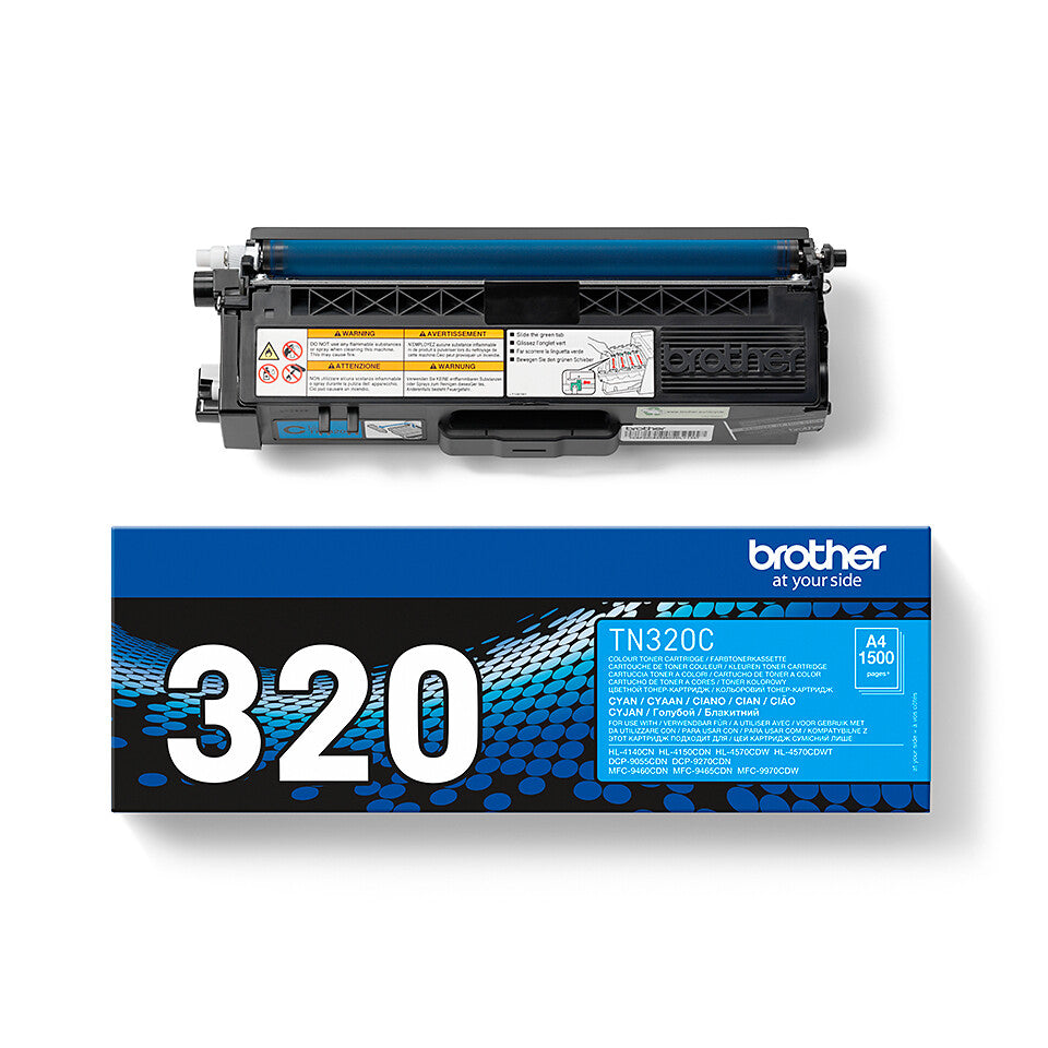 Brother TN-320C Tonerkassett 1 styck Original Cyan