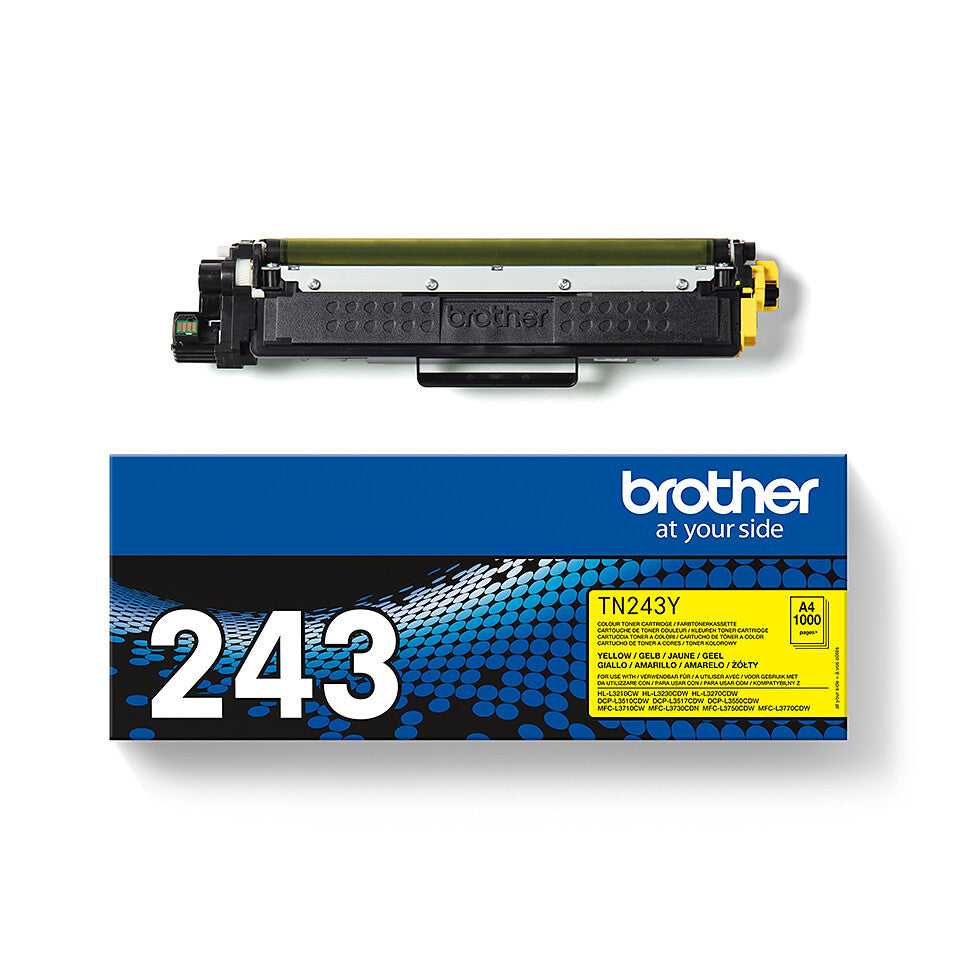 Brother TN-243Y Tonerkassett 1 styck Original Gul
