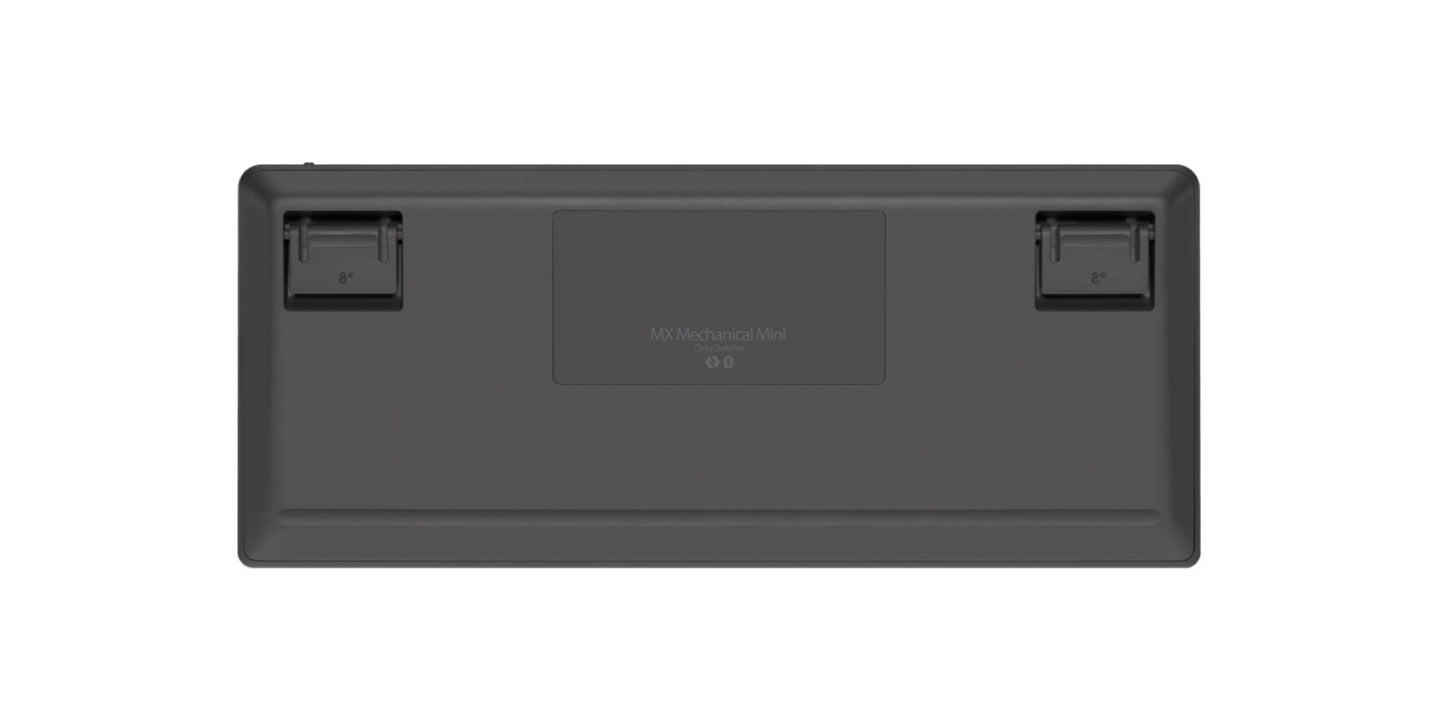 Logitech 920-010780 tangentbord Kontor Trådlös RF + Bluetooth QWERTY Amerikanskt internationellt grafit, Grå