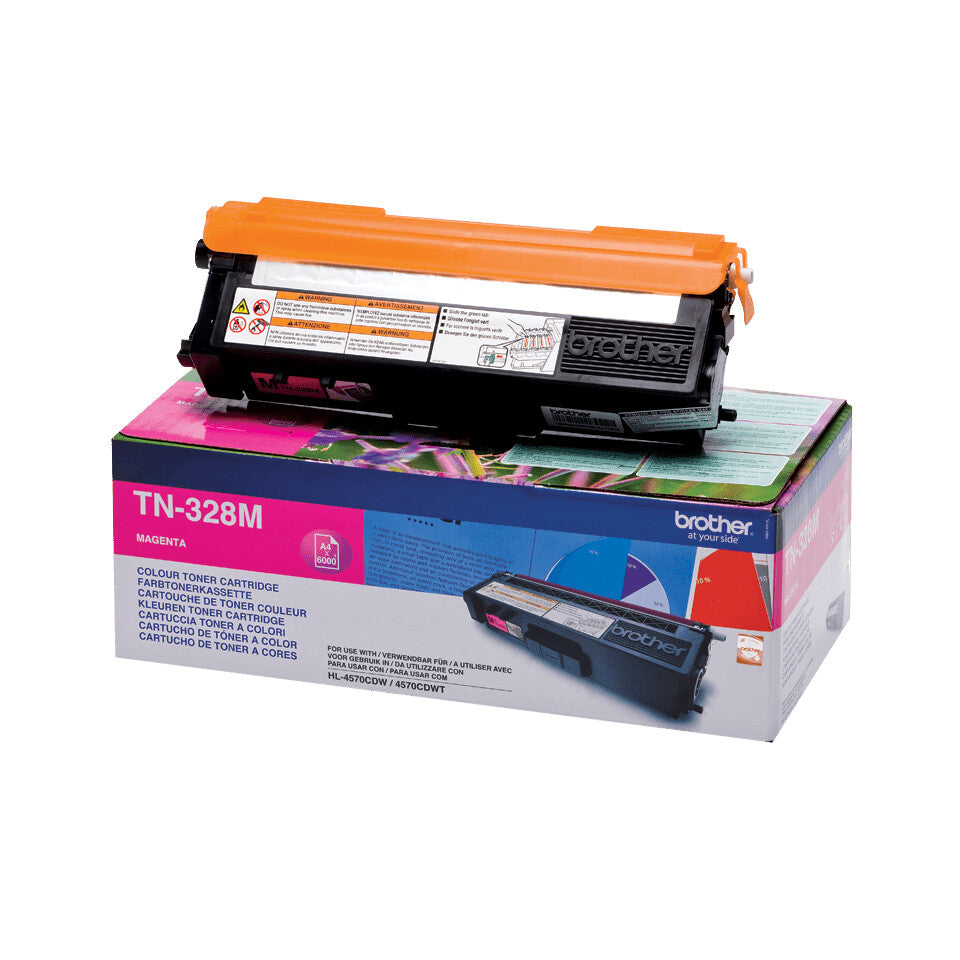 Brother TN-328M Tonerkassett 1 styck Original Magenta