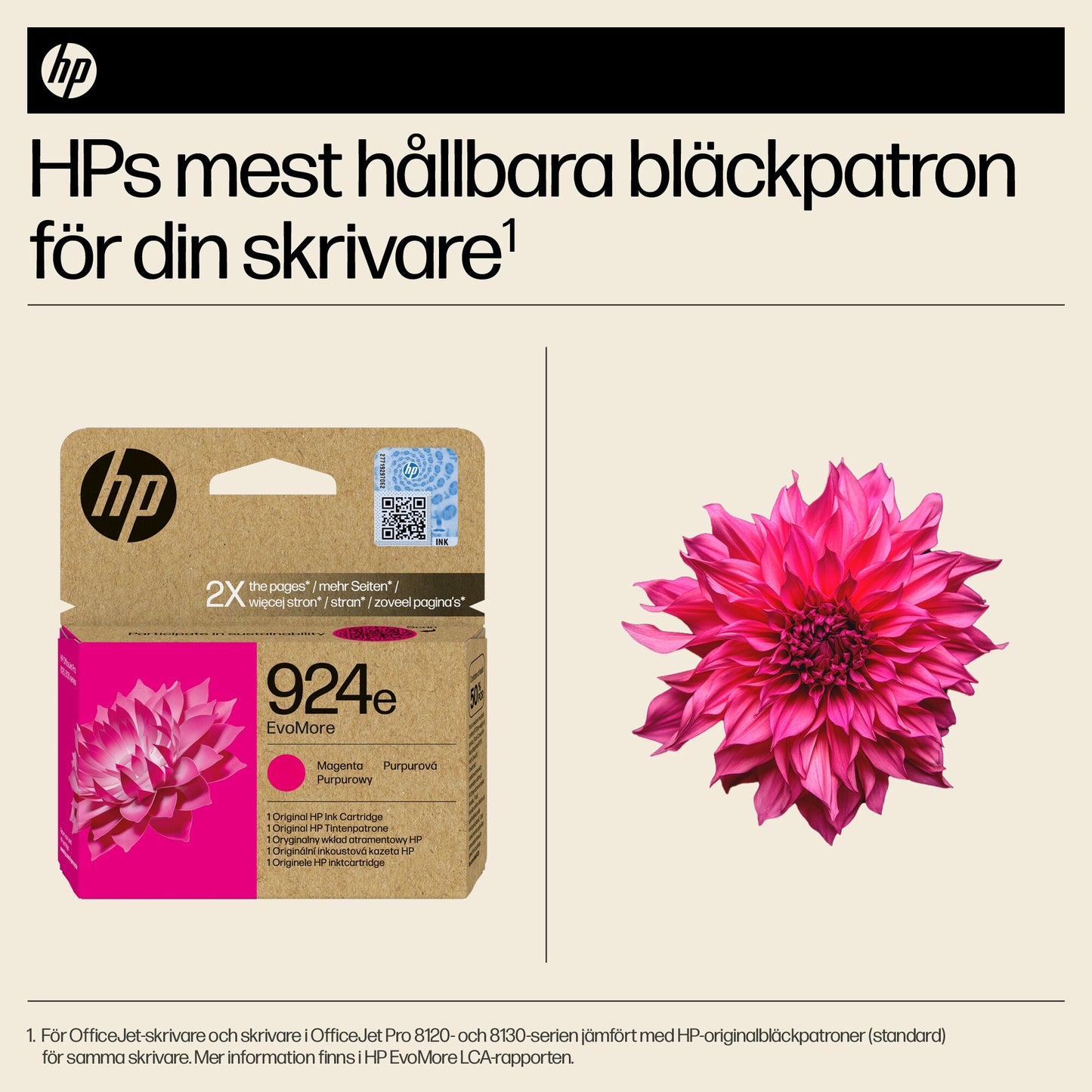 HP 924e EvoMore magenta originalbläckpatron