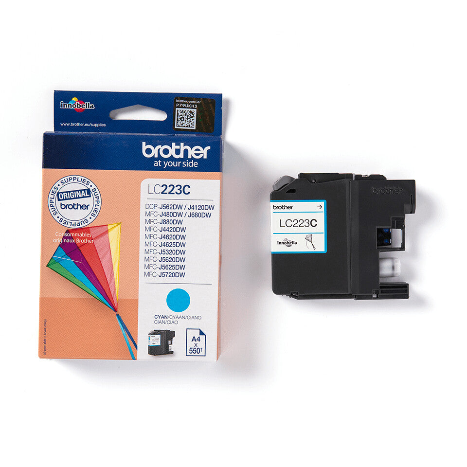 Brother LC223C bläckpatroner 1 styck Original Cyan