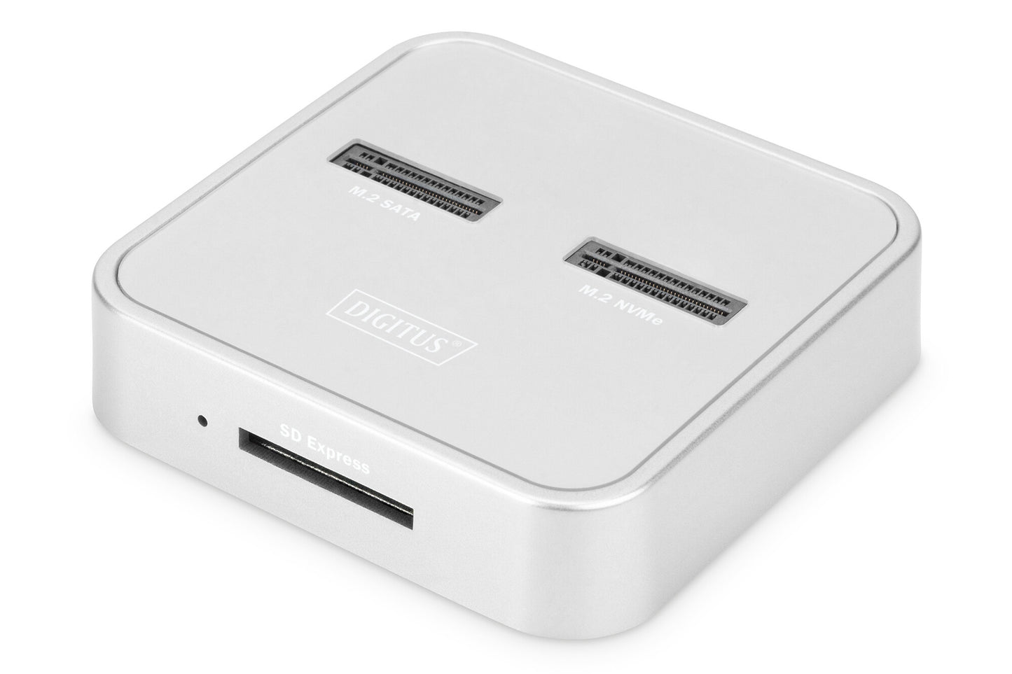 Digitus DA-71546 dockningsstationer för bärbara datorer Kabel USB 3.2 Gen 2 (3.1 Gen 2) Type-C Silver