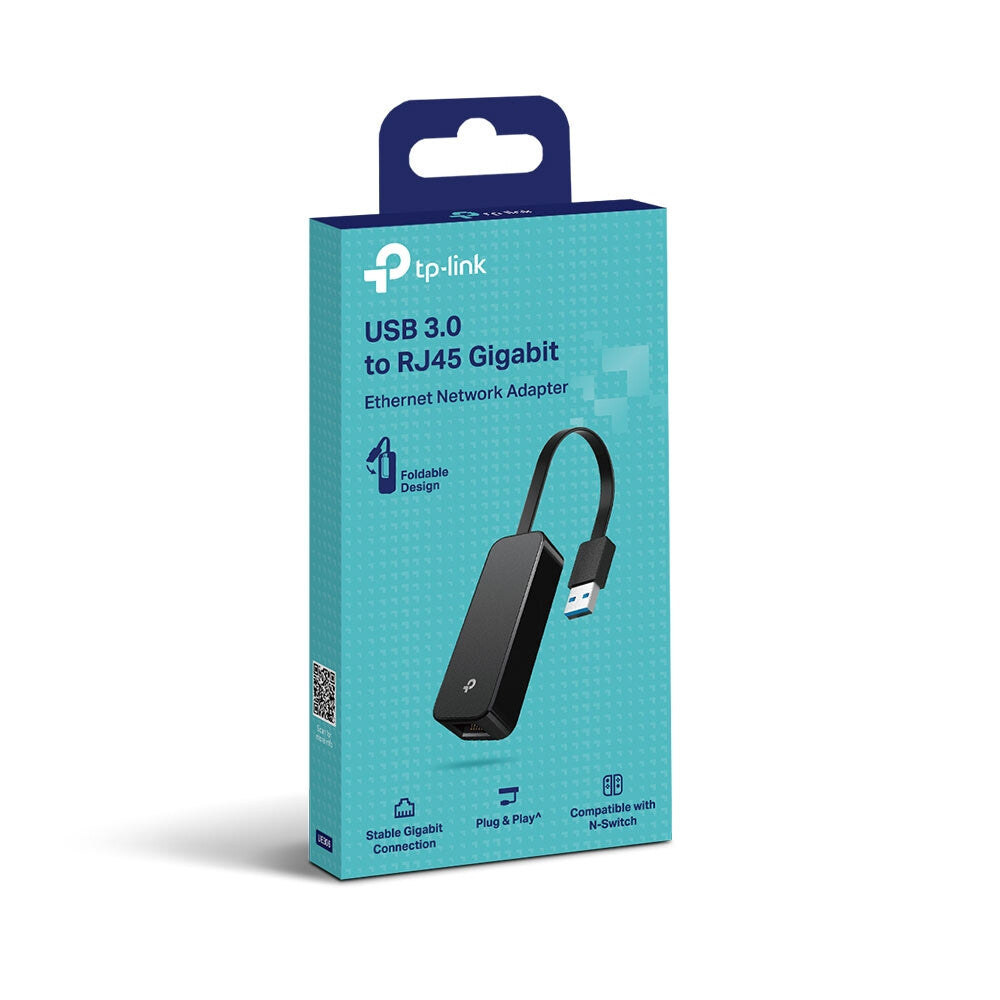 TP-Link UE306 dockningsstationer för bärbara datorer Svart