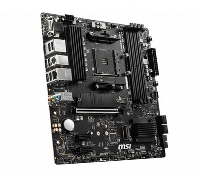 MSI B550M PRO-VDH moderkort AMD B550 Uttag AM4 micro ATX