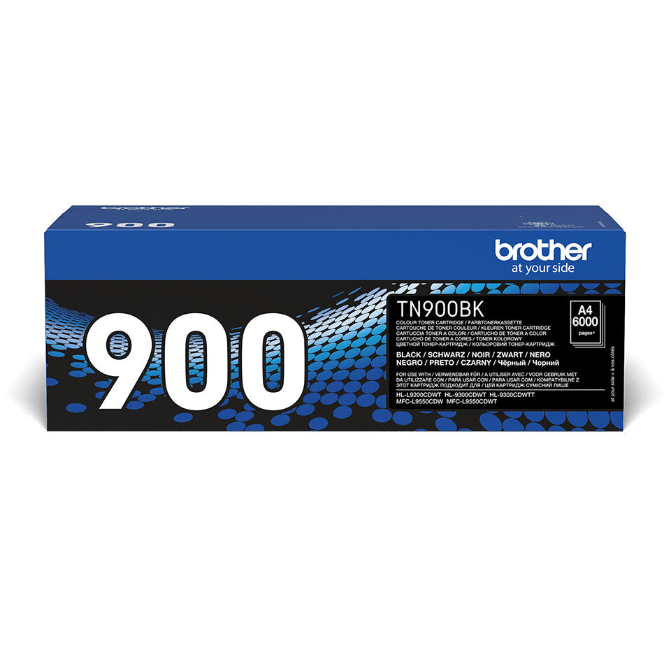 Brother TN-900BK Tonerkassett 1 styck Original Svart
