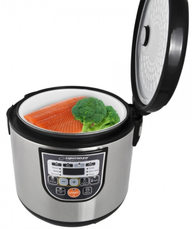 Esperanza EKG011 multicooker 5 l 860 W Svart, Rostfritt stål