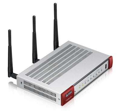 Zyxel USG20W-VPN-EU0101F trådlös router Gigabit Ethernet Dual-band (2,4 GHz / 5 GHz) Grå, Röd