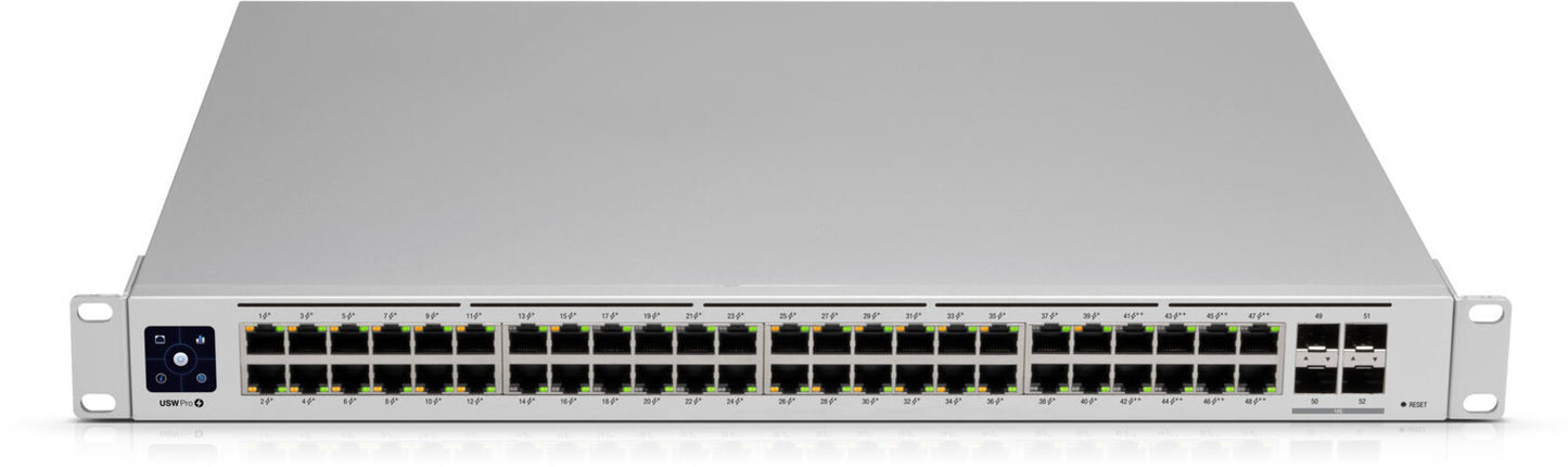 Ubiquiti UniFi USW-PRO-48 nätverksswitchar hanterad L2/L3 Gigabit Ethernet (10/100/1000) 1U Silver