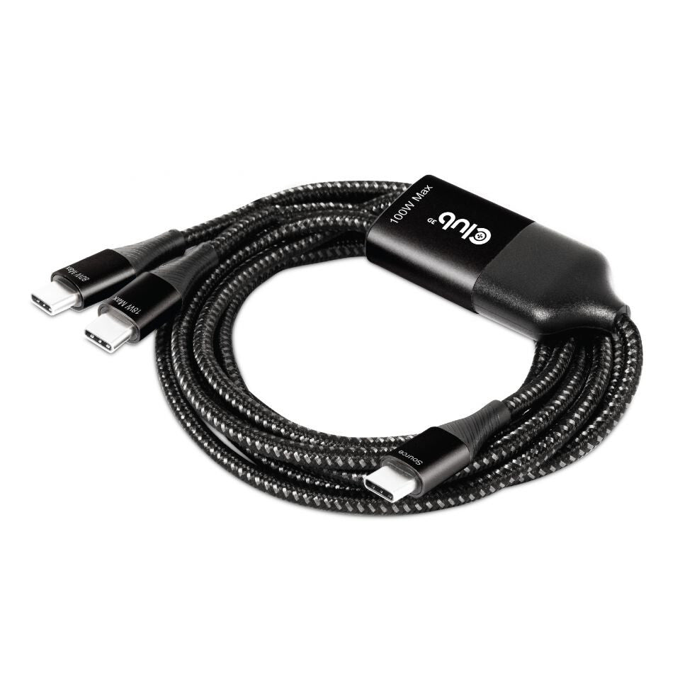 CLUB3D CAC-1527 USB-kablar 1,83 m USB C 2 x USB C Svart