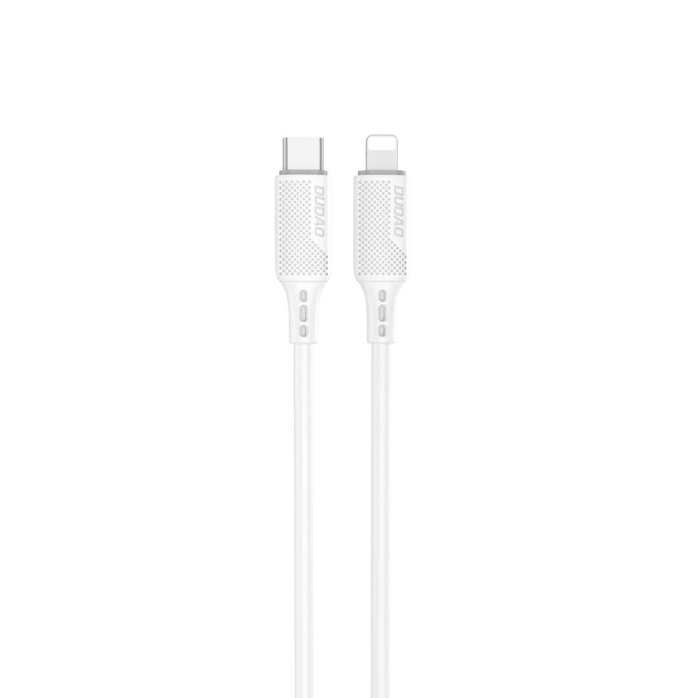 DUDAO L6S-2m USB-C to Lightning 2m. Vit - Elektronikjakt