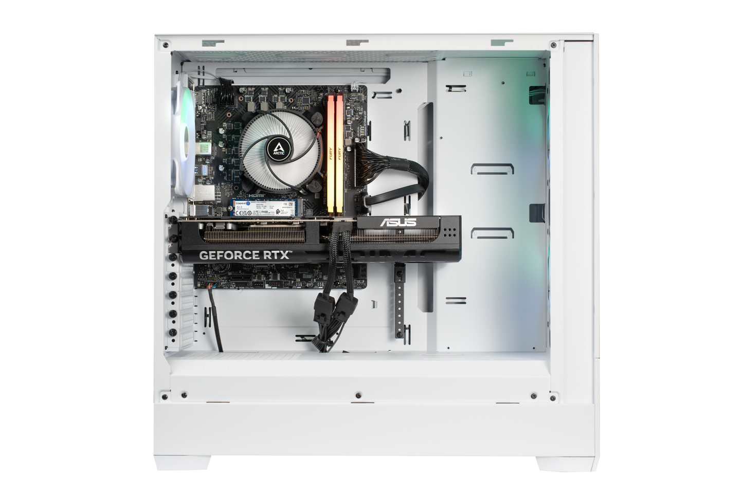 Shark Esport R502 Gaming PC R5 5500/RTX5060 8G/16GB RGB /1TB - stationär dator