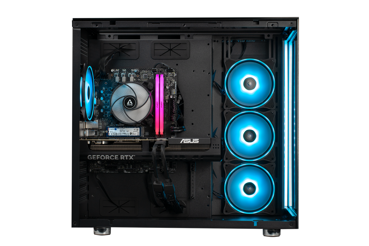 Shark RGBeast I509 Gaming PC I5-14400F/RTX5070 12G/32GB RGB /1TB - stationär dator
