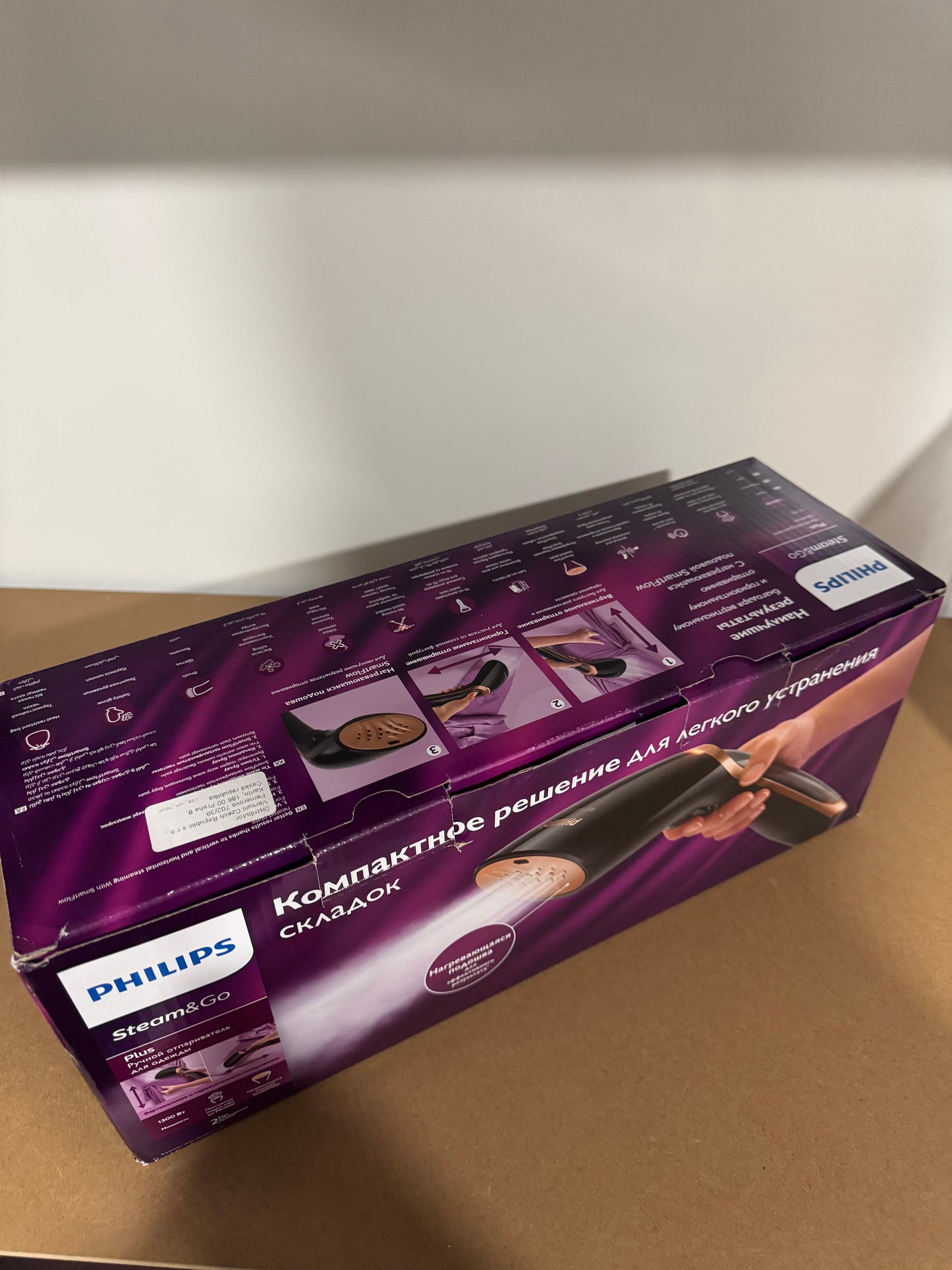 Philips Steam&Go GC362/80 Handhållen Steamer – Fynd (Skick B)