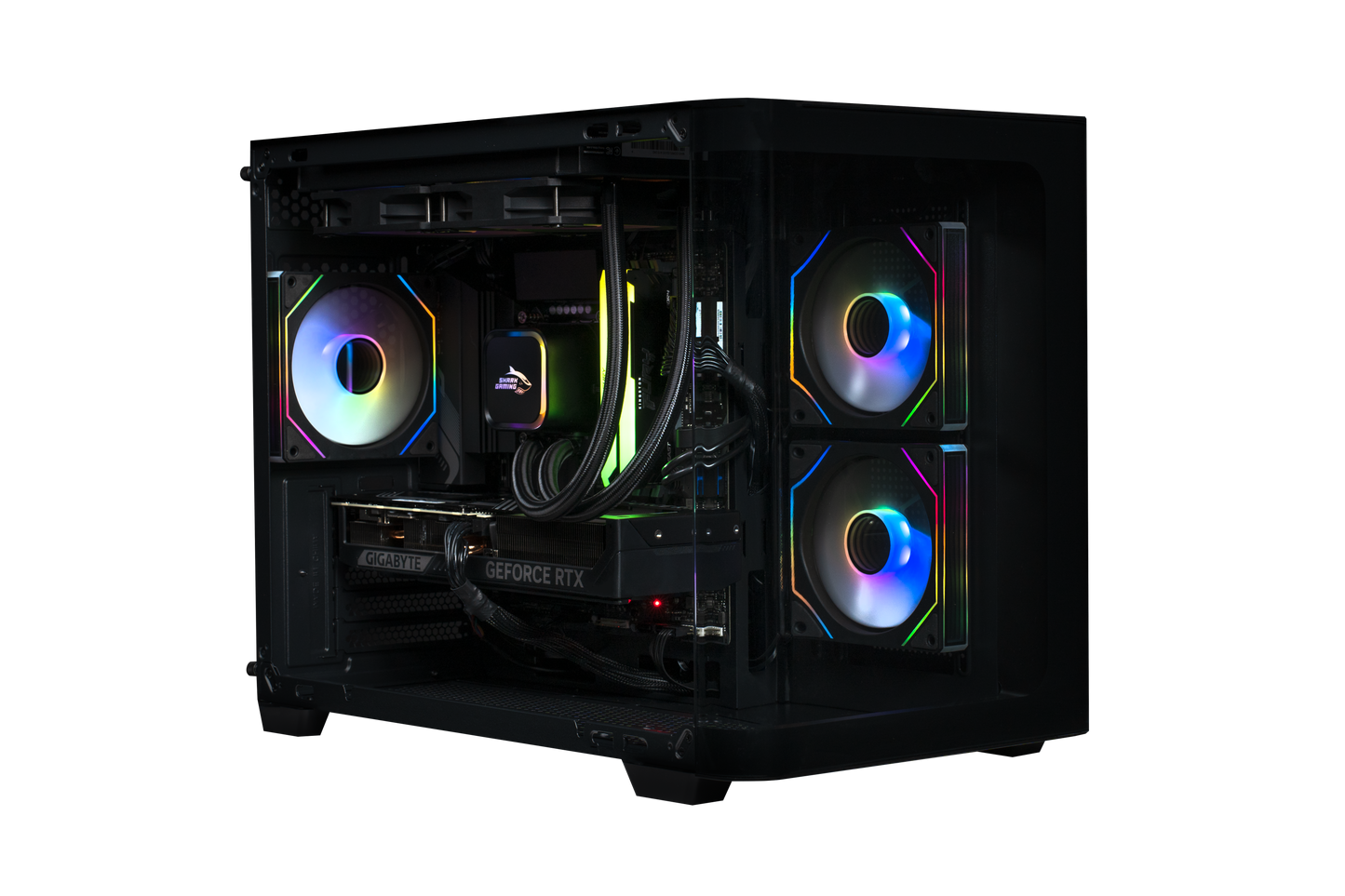 Shark RGBeast Mini I502 Gaming PC Intel i5-14600K/Nvidia RTX 5070 12GB/ 32GB RGB /1TB - stationär dator