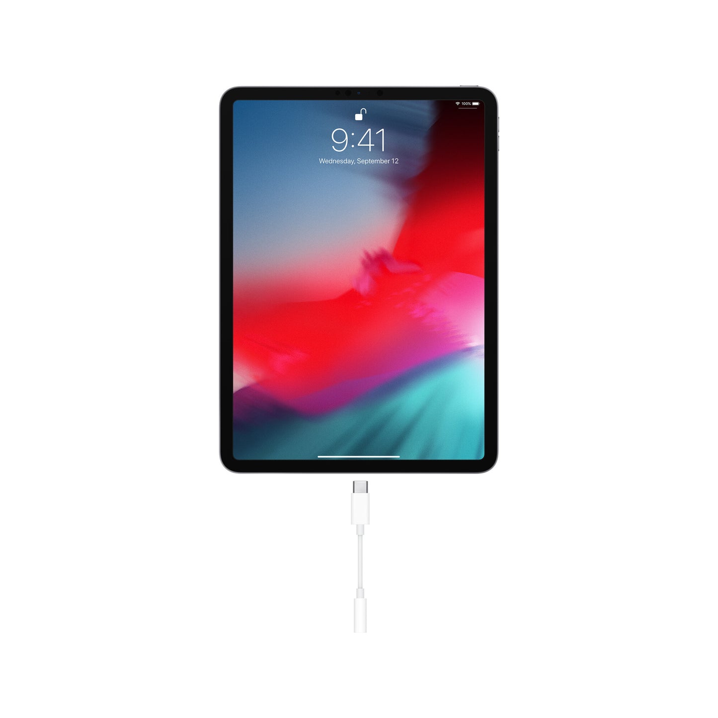 Apple MW2Q3ZM/A ljudkabel USB-C 3,5mm Vit