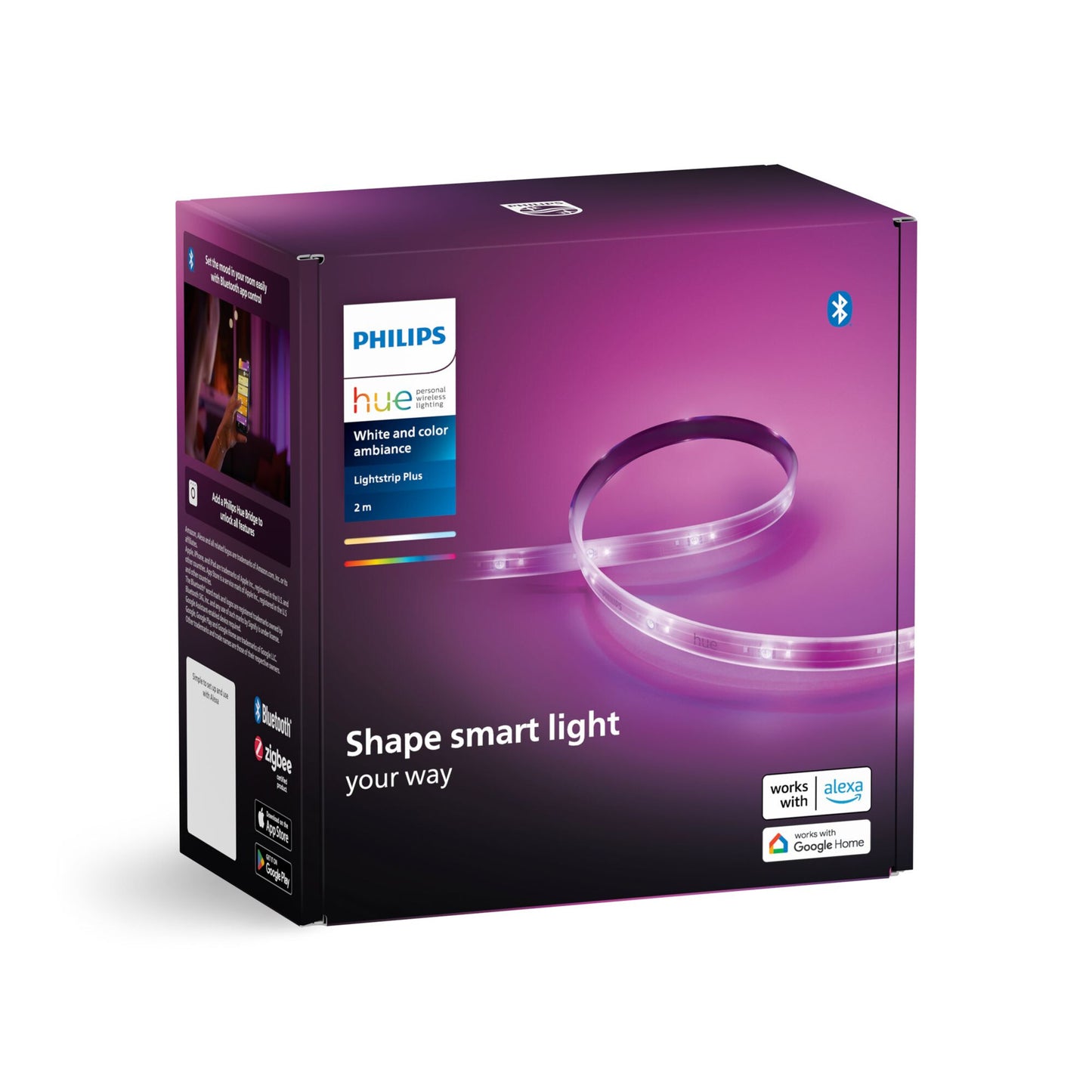 Philips Hue White och Color Ambiance Lightstrip Plus, 2 meter