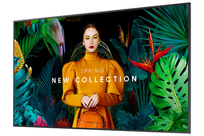 Samsung QB50C Platt skärm för digital skyltning 127 cm (50") LCD Wi-Fi 350 cd/m² 4K Ultra HD Svart Inbyggd processor Tizen 16/7