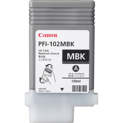 Canon PFI-102MBK bläckpatroner Original matt svart