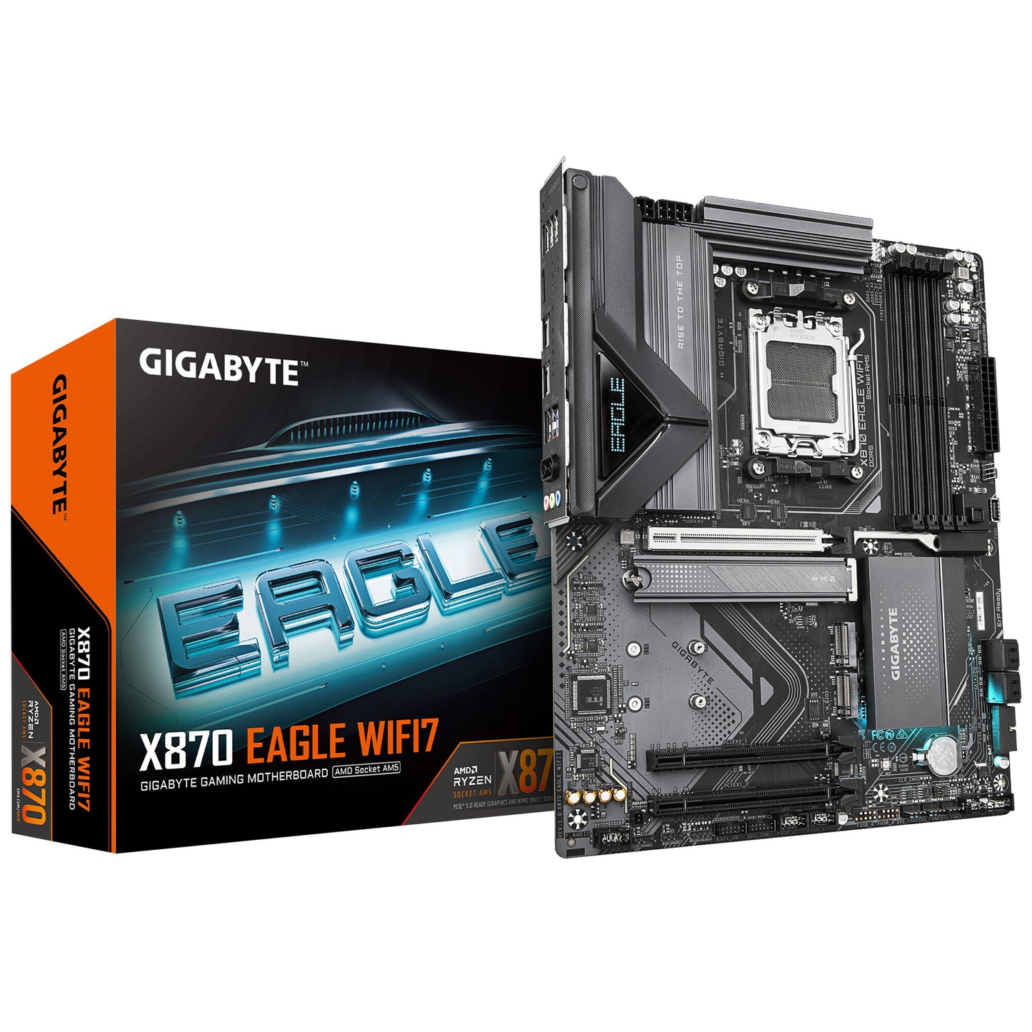 GIGABYTE X870 EAGLE WIFI7 moderkort AMD X870 AM5-sockel ATX