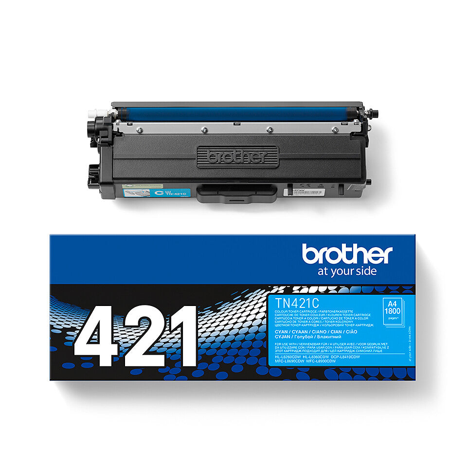 Brother TN-421C Tonerkassett 1 styck Original Cyan