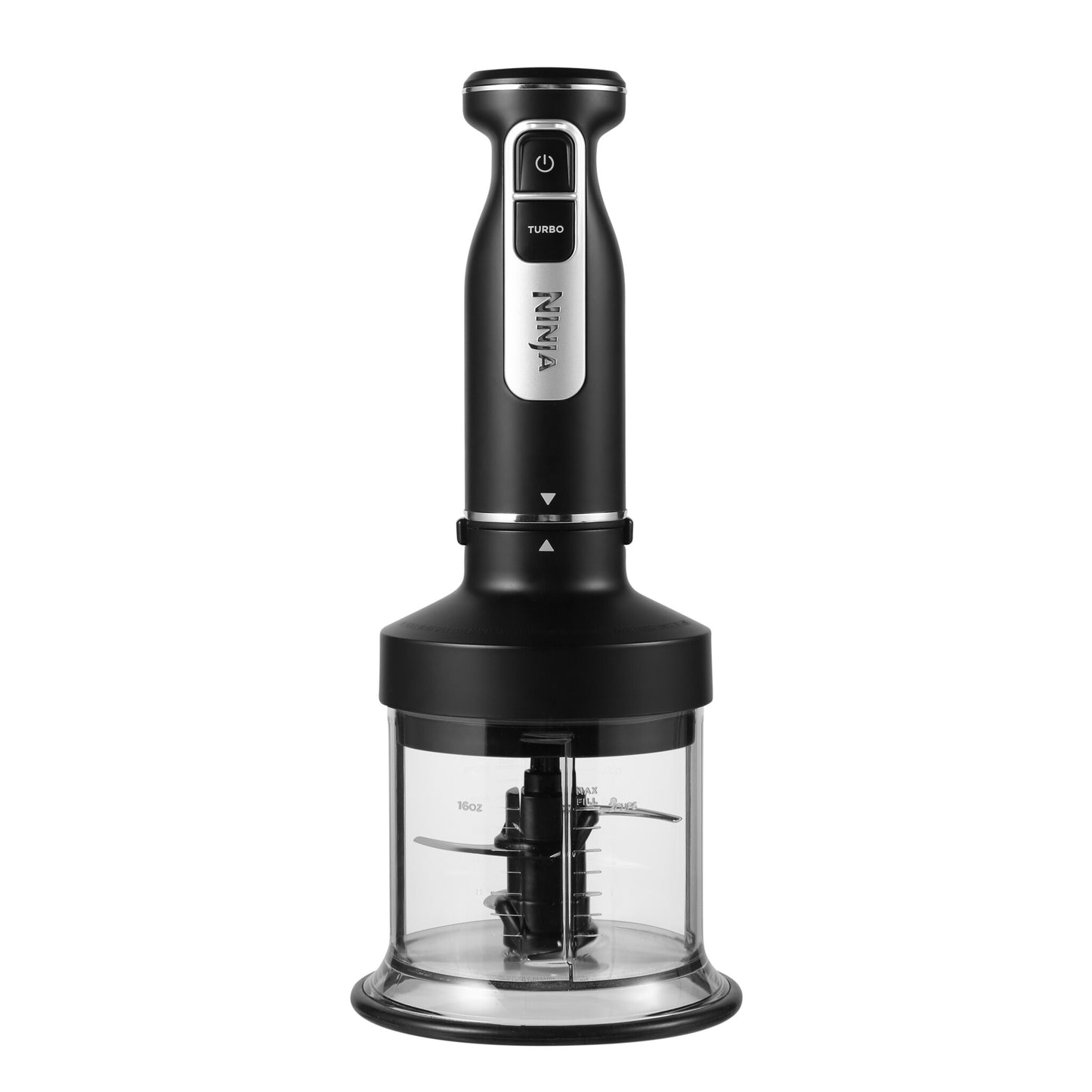 Ninja CI100EU mixer 0,7 l Stavmixer 850 W Svart, Rostfritt stål, Transparent