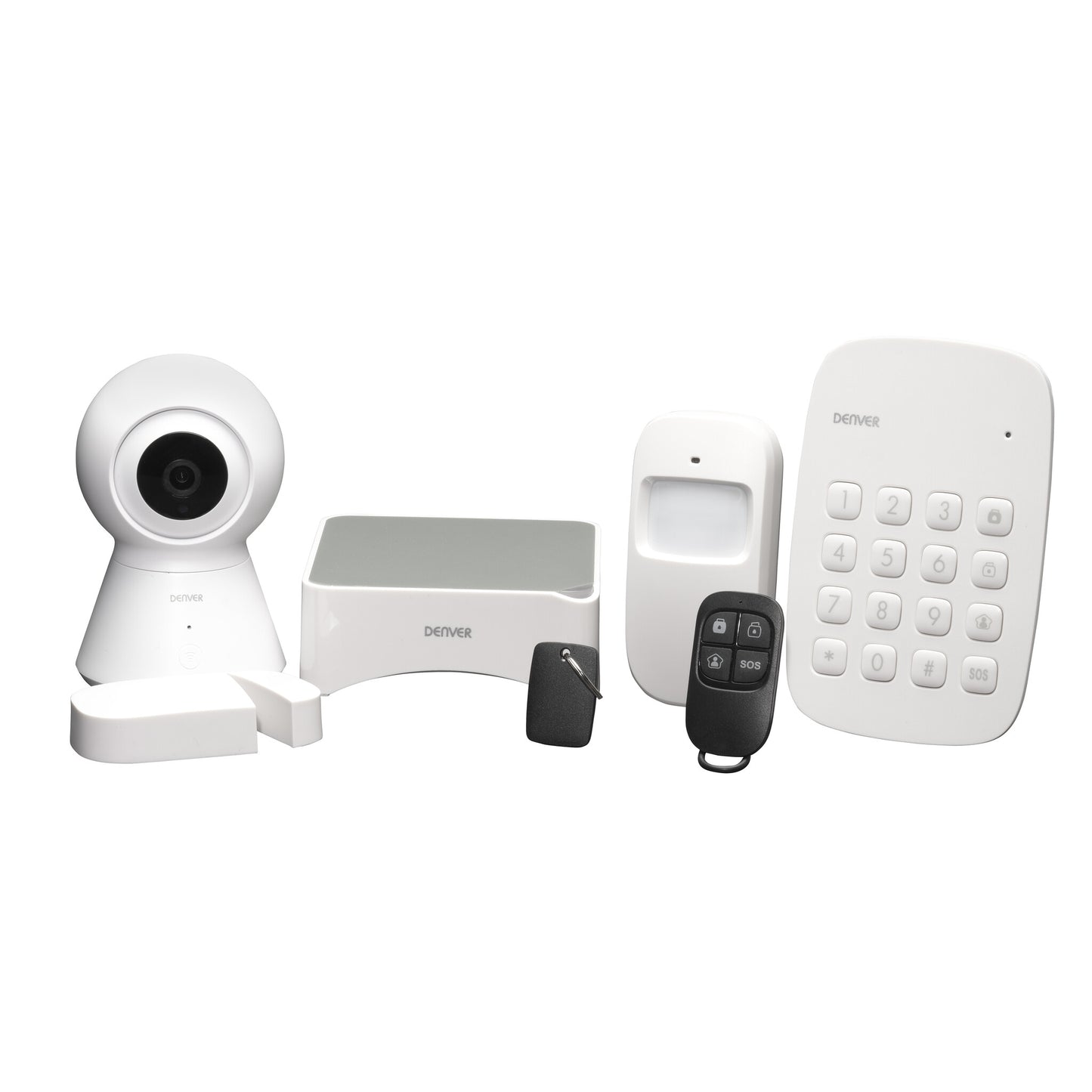 Denver SHA-150 larmsystem Wi-Fi Vit