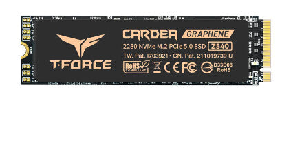 Team Group T-FORCE CARDEA TM8FF1002T0C129 SSD-hårddisk 2 TB M.2 PCI Express 5.0 NVMe