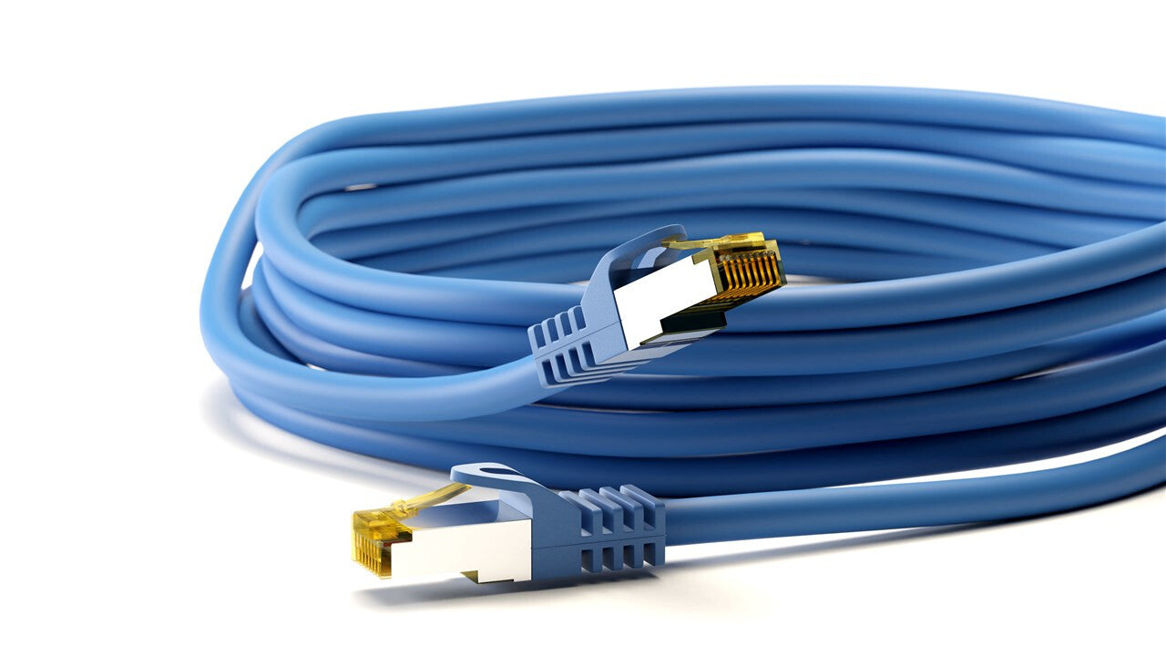Goobay 91601 nätverkskablar Blå 2 m Cat7 S/FTP (S-STP)