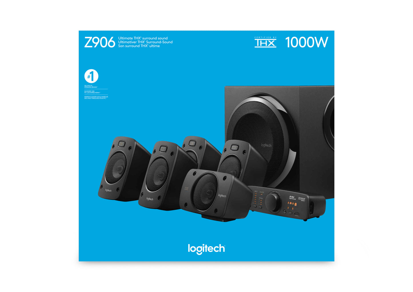 Logitech 980-000468 mikrofonset 500 W Universal Svart 5.1 kanaler 67 W