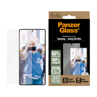 PanzerGlass Ultra Wide Fit Genomskinligt skärmskydd Samsung 1 styck