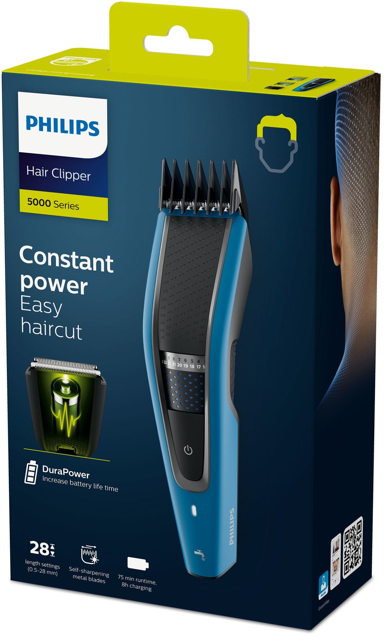 Philips 5000 series Hairclipper series 5000 HC5612/15 Tvättbar hårklippare