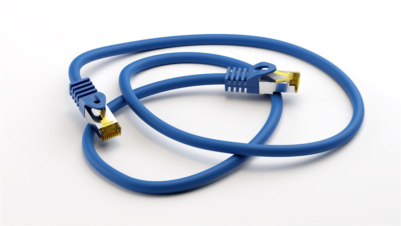 Goobay 91601 nätverkskablar Blå 2 m Cat7 S/FTP (S-STP)