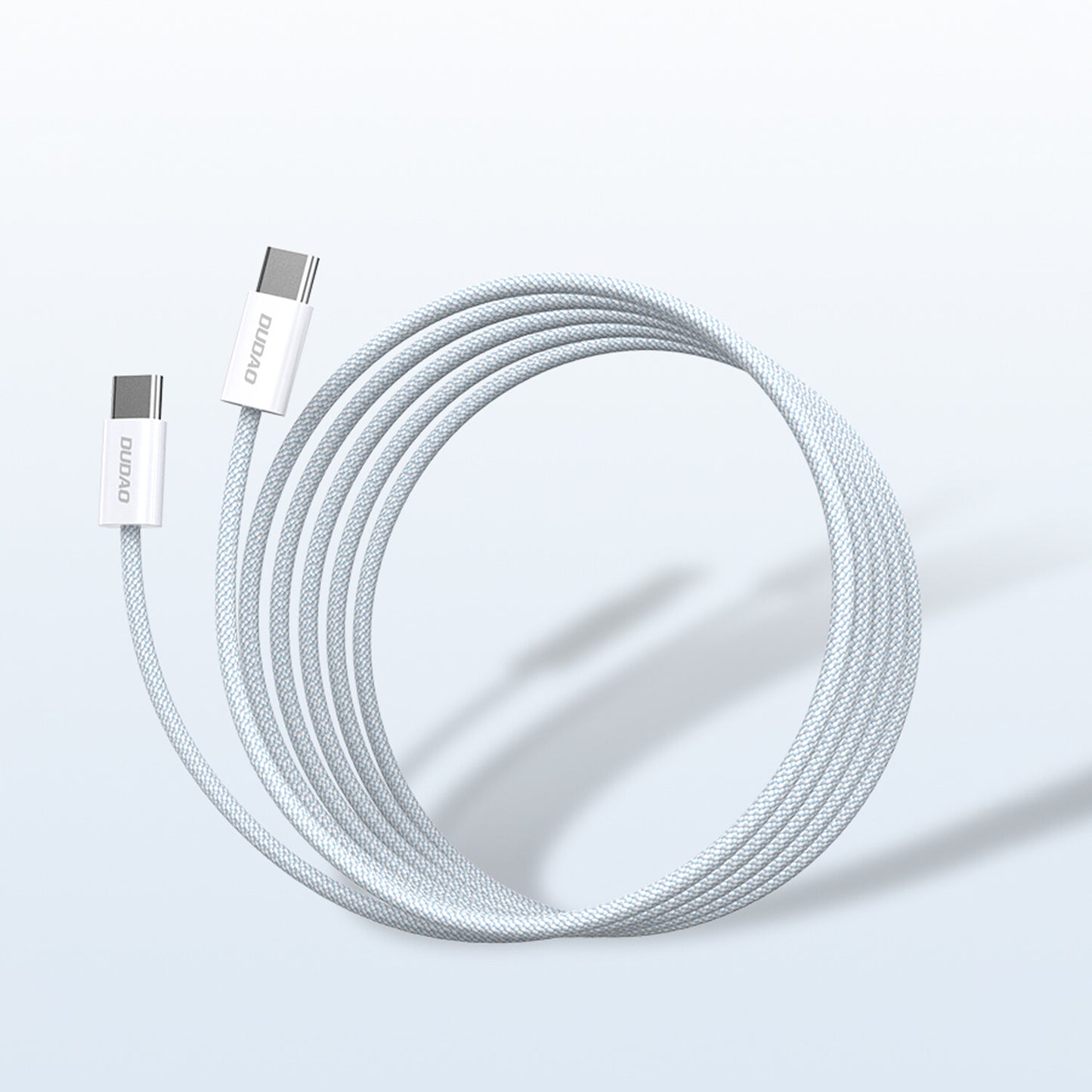DUDAO L6C USB-C to 60W PD 2m hvid - Digital/Daten USB-kablar USB C Vit