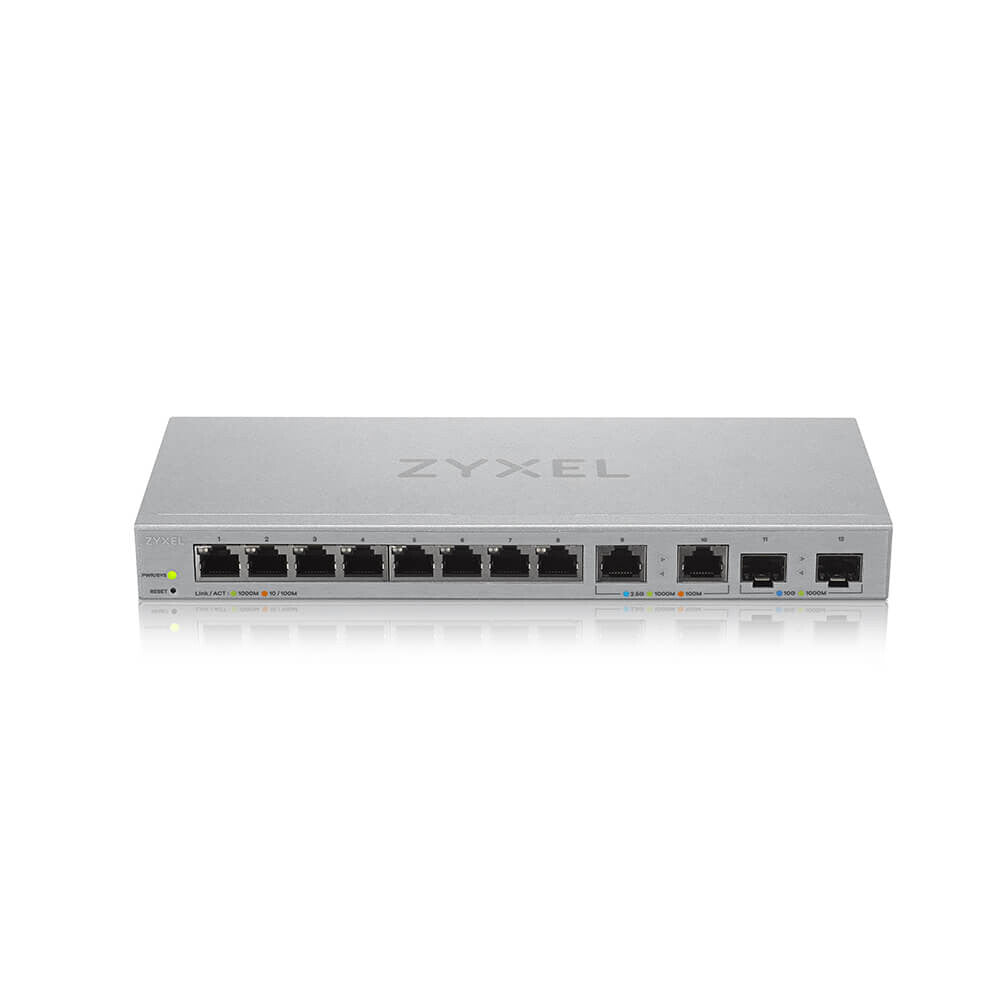 Zyxel XGS1210-12-ZZ0102F nätverksswitchar hanterad Gigabit Ethernet (10/100/1000) Grå
