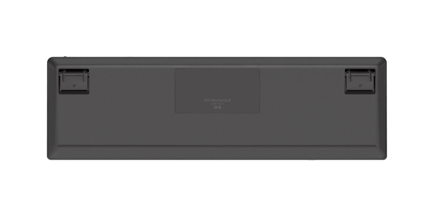 Logitech 920-010753 tangentbord Kontor Trådlös RF + Bluetooth QWERTY Nordic grafit, Grå