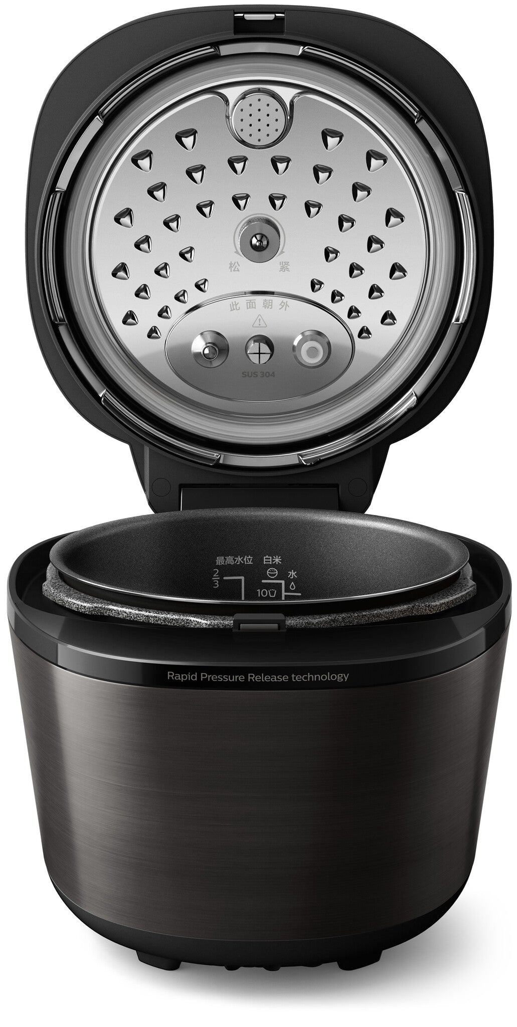 Philips HD2151/40 elektrisk tryckkokare Svart 1000 W