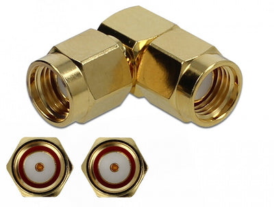 DeLOCK 89949 kabelkontakter RP-SMA, RP-SMA Guld