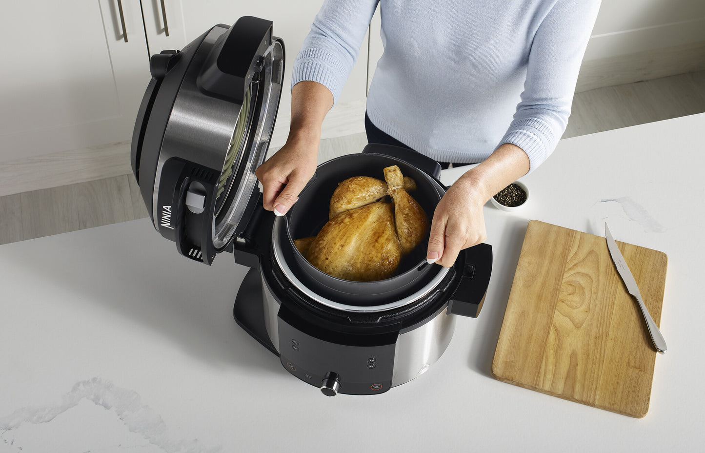 Ninja OL550EU multicooker 6 l 1460 W Svart, Rostfritt stål