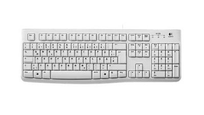 Logitech Keyboard K120 for Business tangentbord Kontor USB QWERTZ tyska Vit