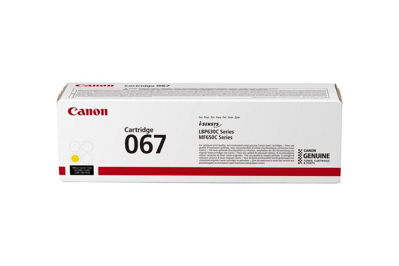 Canon 067 Tonerkassett 1 styck Original Gul