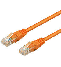 Goobay 1m 2xRJ-45 Cable nätverkskablar Orange Cat6