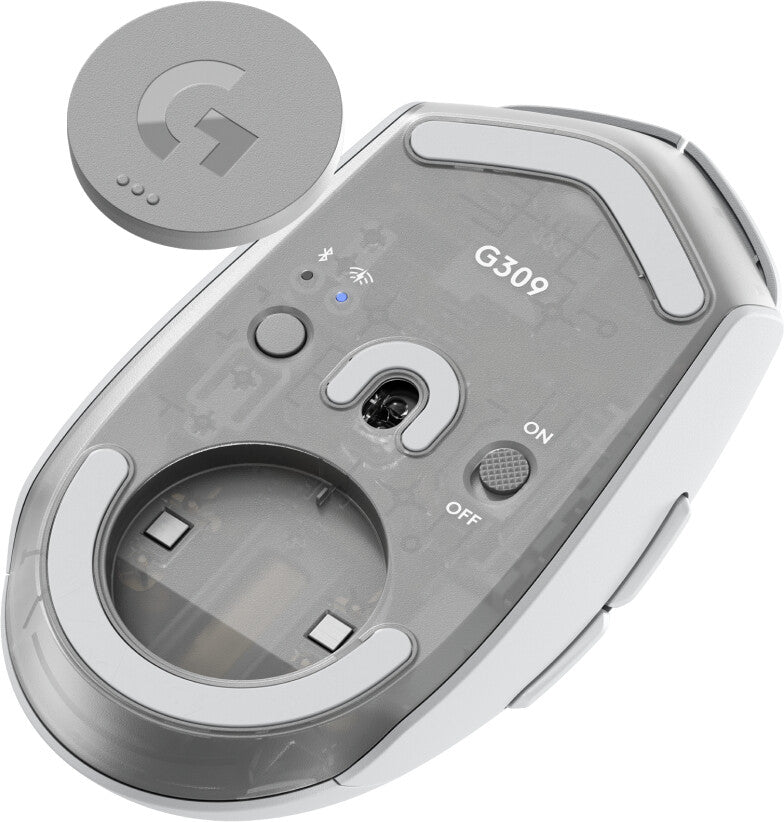 Logitech G G309 datormöss Spela högerhand Trådlös RF + Bluetooth Optisk 2560 DPI