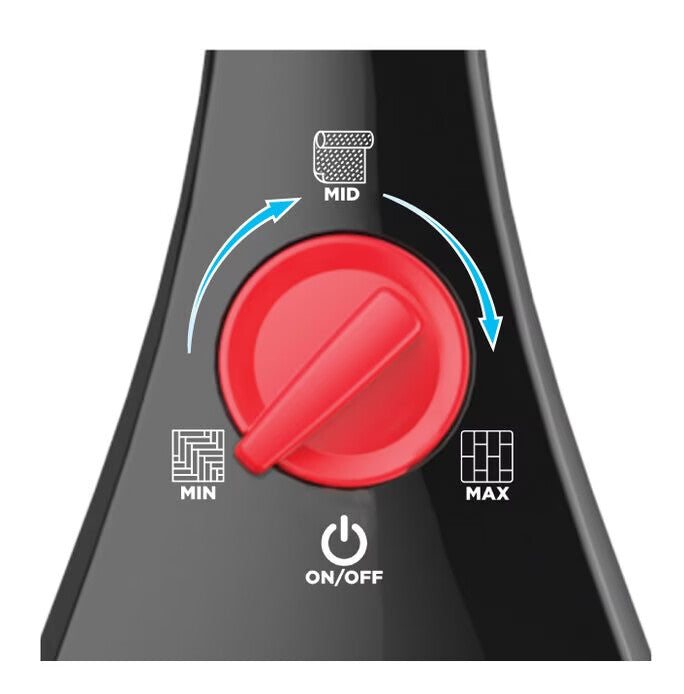 Vileda Steam Plus Bärbar ångtvätt 0,4 l 1550 W Svart