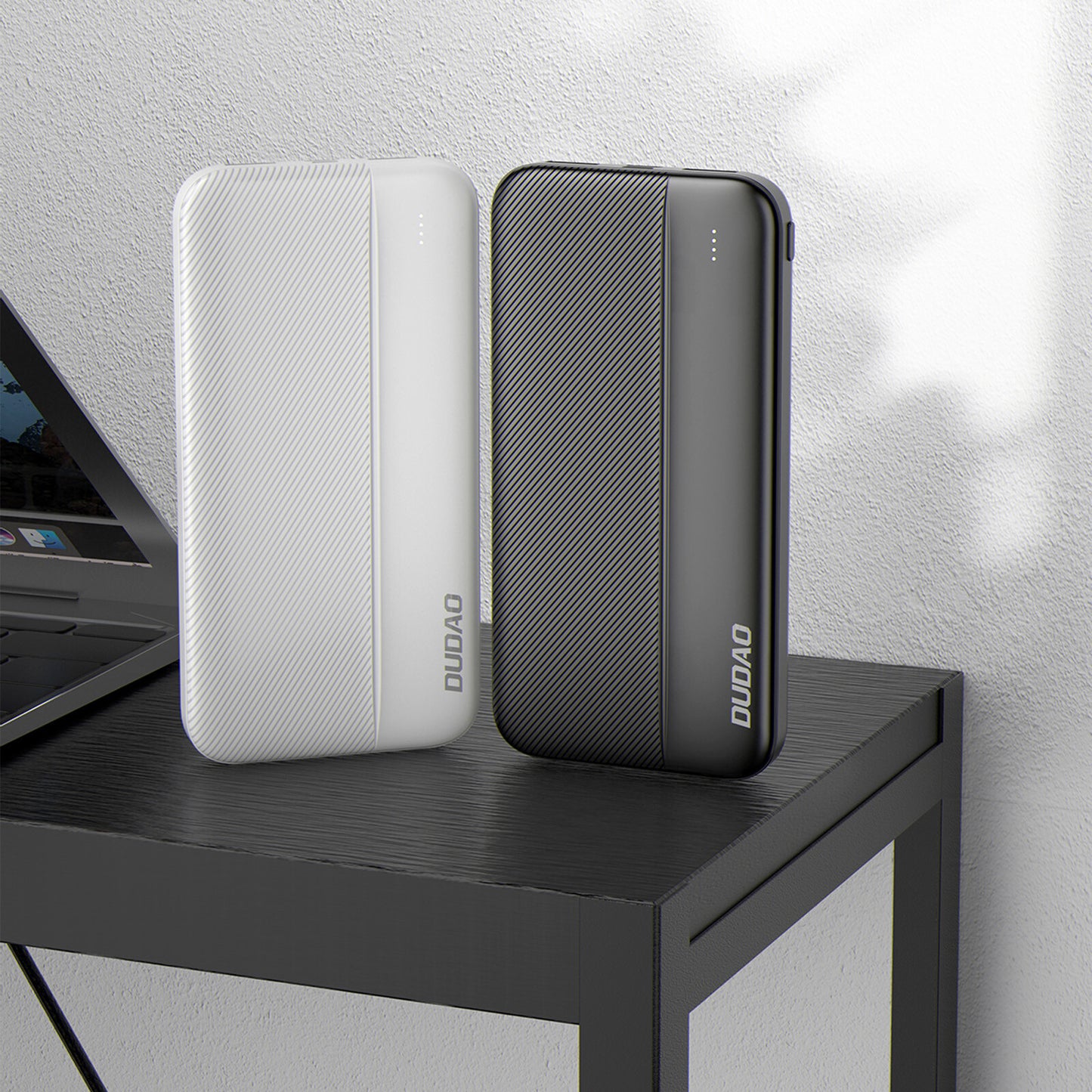 DUDAO K4S 10000mAh powerbank White Vit